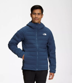 أزرق مظلل رجال The North Face بلفيو تمتد أسفل هوديي J688D919