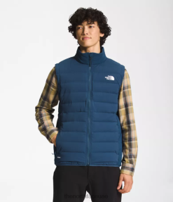 أزرق مظلل رجال The North Face سترة بيليفيو ممتدة للأسفل J688D1034