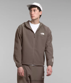 الصقر البني رجال The North Face Tekware شبكة هوديي J688D832