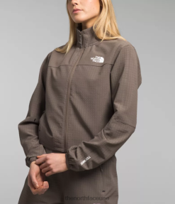الصقر البني نحيف The North Face شبكة Tekware بسحاب كامل J688D570