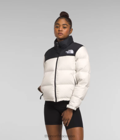 الغردينيا البيضاء نحيف The North Face 1996 سترة نوبتسي الرجعية J688D724