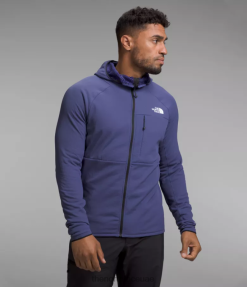 الكهف الأزرق رجال The North Face سترة بغطاء رأس بسحاب كامل من سلسلة Summit Futurefleece J688D405