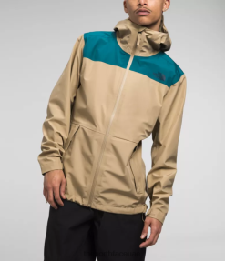 المرجان الأزرق/حجر الكاكي رجال The North Face سترة Dryzzle Futurelight J688D1117