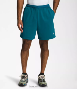 المرجان الأزرق رجال The North Face شورت صوف بشعار بسيط J688D362