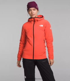 برتقالي مشع نحيف The North Face هوديي هجين كاسافال من سلسلة القمة J688D322
