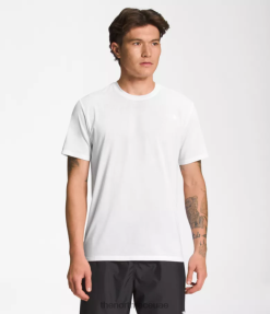 تنف الأبيض رجال The North Face يهيمون على وجوههم قصيرة الأكمام J688D1259