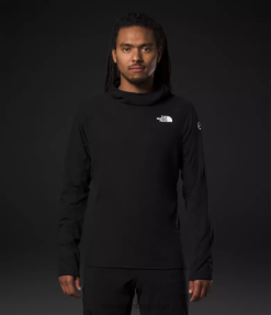 تنف الأسود رجال The North Face سترة بغطاء للرأس من سلسلة Summit Futurefleece LT J688D349