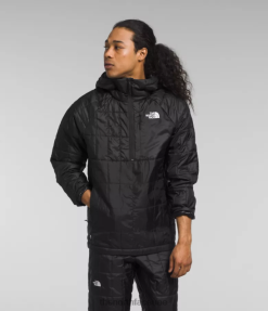 تنف الأسود رجال The North Face سيركالوفت - بلوفر بسحاب J688D768