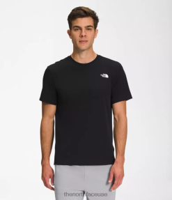 تنف الأسود رجال The North Face يهيمون على وجوههم قصيرة الأكمام J688D1255