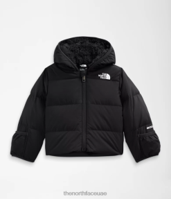 تنف الأسود طفل The North Face شمال أسفل سترة مقنعين J688D764
