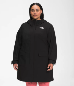 تنف الأسود نحيف The North Face بالإضافة إلى سترة مطر سيتي بريز II J688D1087