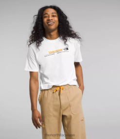 تي إن إف وايت/فانكوفر رجال The North Face تيشيرت المدينة بأكمام قصيرة J688D1071