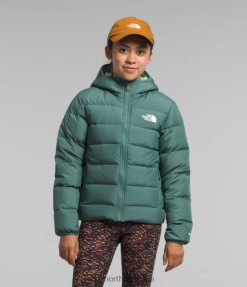 حكيم الظلام أطفال The North Face سترة بغطاء رأس ذات وجهين من الشمال إلى الأسفل J688D628