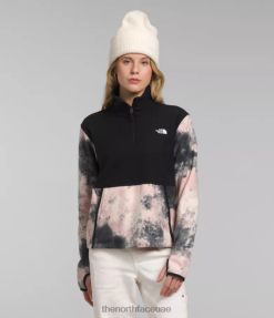 حكيم الظلام نحيف The North Face جبال الألب Polartec 100 -Zip القلنسوة J688D157