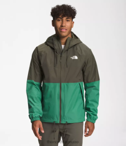 رمادي داكن جديد أخضر/أخضر عميق رجال The North Face أنتورا هوديي المطر J688D1202