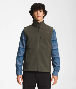 رمادي داكن جديد هيذر أخضر داكن رجال The North Face قمة بيونيك سترة J688D201