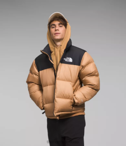 زبدة اللوز/tnf أسود رجال The North Face 1996 سترة نوبتسي الرجعية J688D471