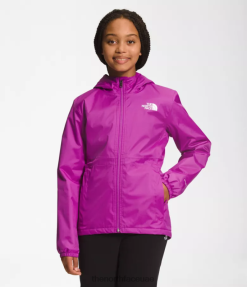 زهرة الصبار الأرجواني أطفال The North Face سترة المطر العاصفة الدافئة J688D391