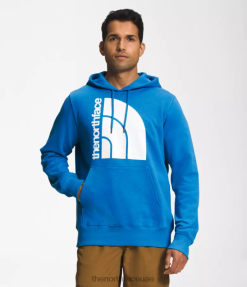 سوبر سونيك أزرق/أبيض TNF رجال The North Face هوديي جامبو بنصف قبة J688D1124