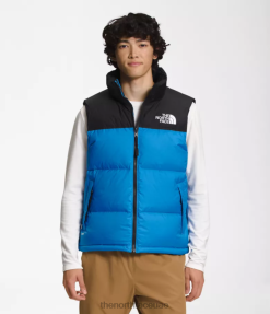 سوبر سونيك الأزرق رجال The North Face 1996 سترة Nuptse الرجعية J688D289
