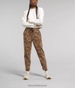 طباعة صبغية برسومات زبدة اللوز نحيف The North Face جبال الألب بولارتيك 100 السراويل J688D844