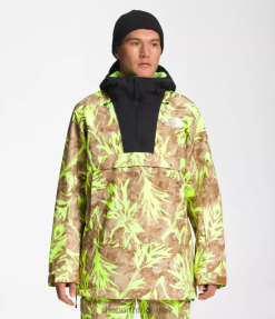 طباعة فرشاة طلاء بنية مفيدة/أسود TNF رجال The North Face سيلفاني أنوراك J688D1121