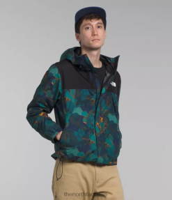 طباعة نسيج مموه باللون الأزرق الداكن/TNF أسود رجال The North Face سترة انتورا J688D281