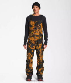 طباعة Mountainscape من الجلد باللون البني رجال The North Face مرايل الحرية J688D656