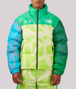 طباعة nuptse الخضراء الآمنة للجنسين The North Face سترة تي إن إف إكس كاو ريترو 1996 نوبتسي J688D591