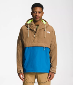 فائدة البني / الأزرق سوبر سونيك رجال The North Face 78 جهاز تشويش الرياح منخفض الدقة J688D702