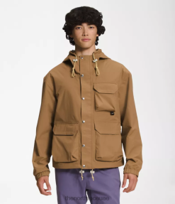 فائدة البني رجال The North Face M66 سترة المطر فائدة J688D297