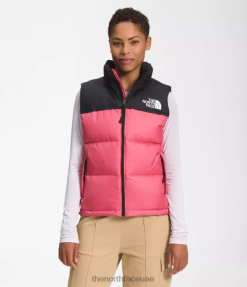 كوزمو الوردي نحيف The North Face 1996 سترة Nuptse الرجعية J688D430