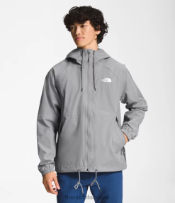 مزيج الرمادي رجال The North Face أنتورا هوديي المطر J688D1194