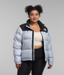 نكة مغبرة / TNF أسود نحيف The North Face بالإضافة إلى سترة Nuptse الرجعية عام 1996 J688D797