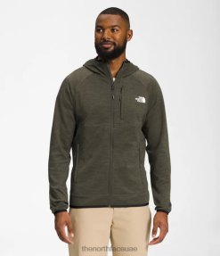 هيذر أخضر داكن جديد رجال The North Face هوديي كانيونلاندز J688D926