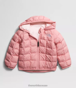 وردة ظليلة طفل The North Face سترة بغطاء رأس ذات كرة حرارية قابلة للعكس J688D637