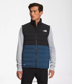 TNF أسود/أزرق شادي رجال The North Face سترة بيليفيو ممتدة للأسفل J688D1033