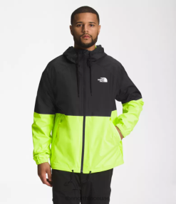 TNF أسود/أصفر LED رجال The North Face أنتورا هوديي المطر J688D1198