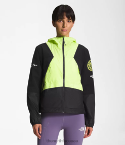 TNF أسود/أصفر LED نحيف The North Face سترة صافرة الرياح J688D319