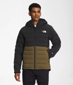TNF أسود/زيتون عسكري رجال The North Face بلفيو تمتد أسفل هوديي J688D920
