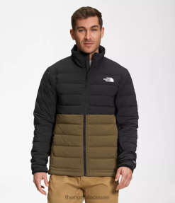 TNF أسود/زيتون عسكري رجال The North Face سترة بيليفيو قابلة للتمدد J688D648