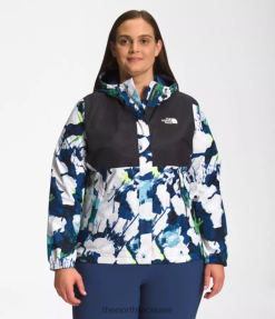 TNF أسود/Summt طباعة زهور مجردة باللون الكحلي نحيف The North Face بالإضافة إلى سترة أنتورا J688D242